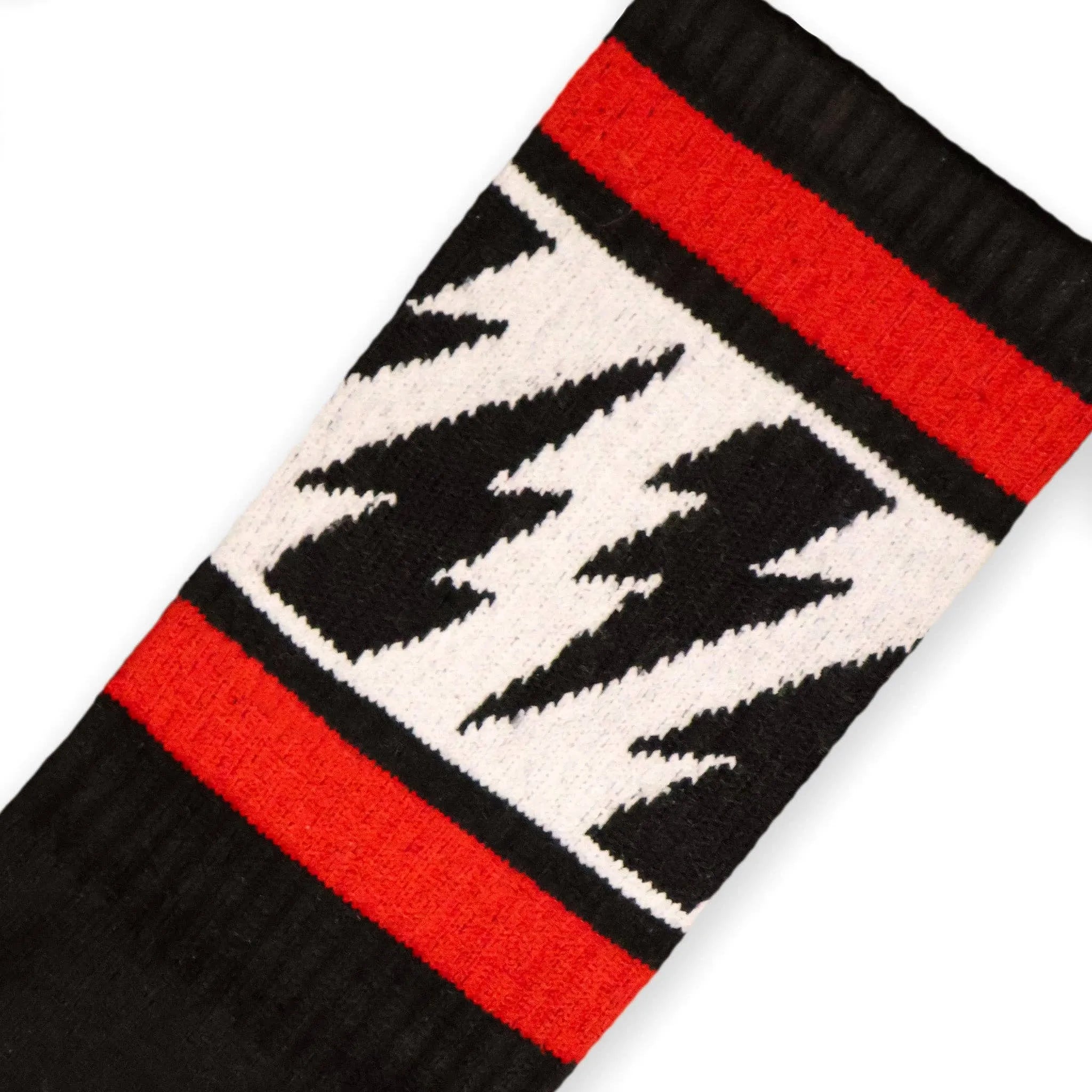 SOCCO x Mike Vallely Lightning Bolt Socks | Black: S/M