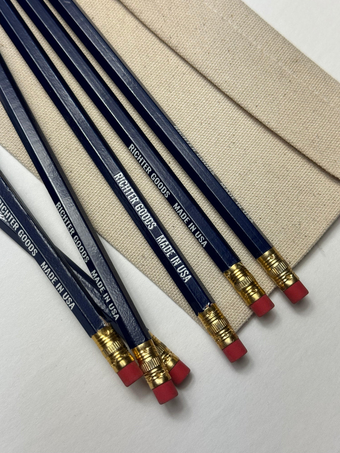 Duck Canvas Pencil Bag with Six Pencils - Richter Goods
