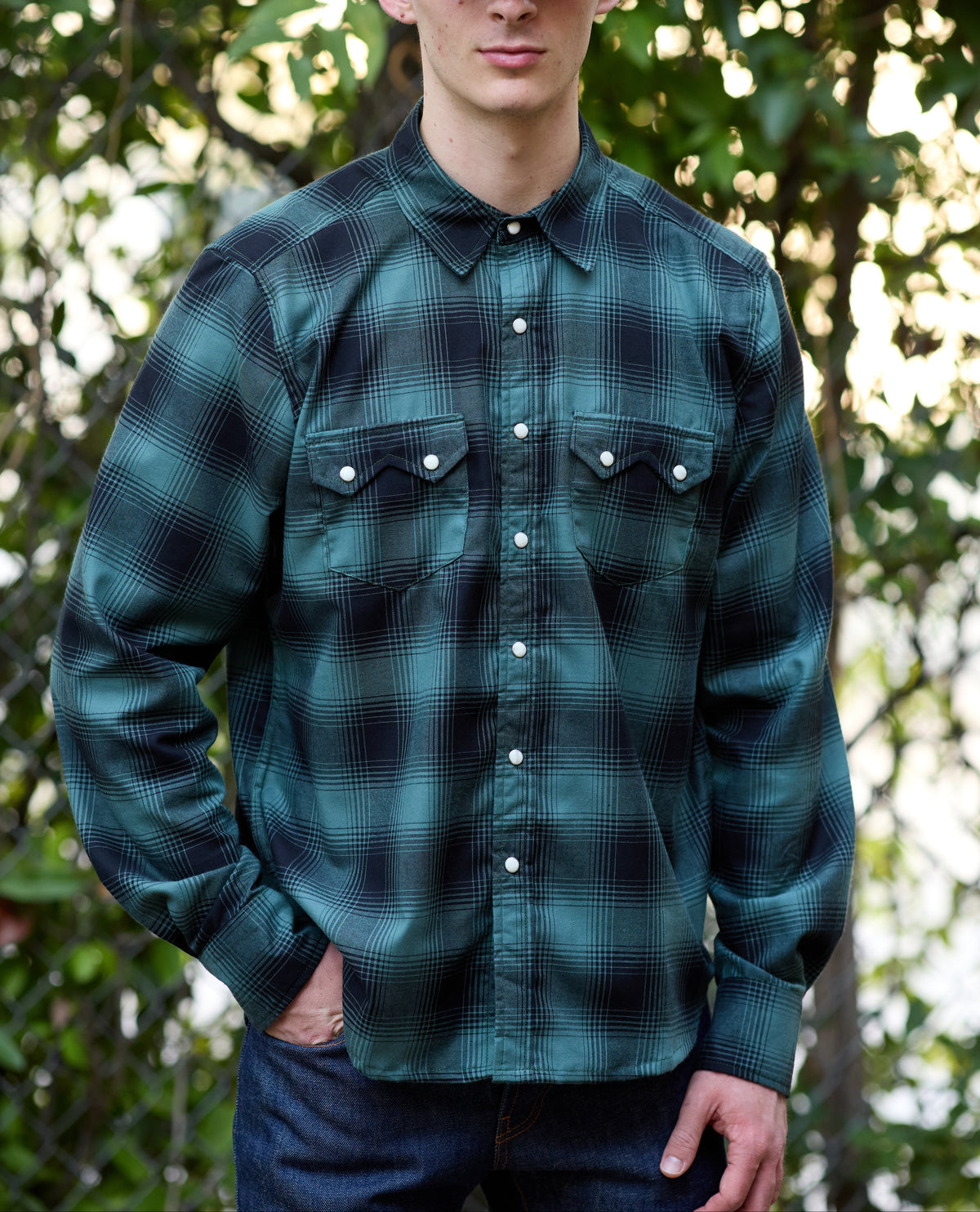 Alpine Super Soft Flannel in Green & Black