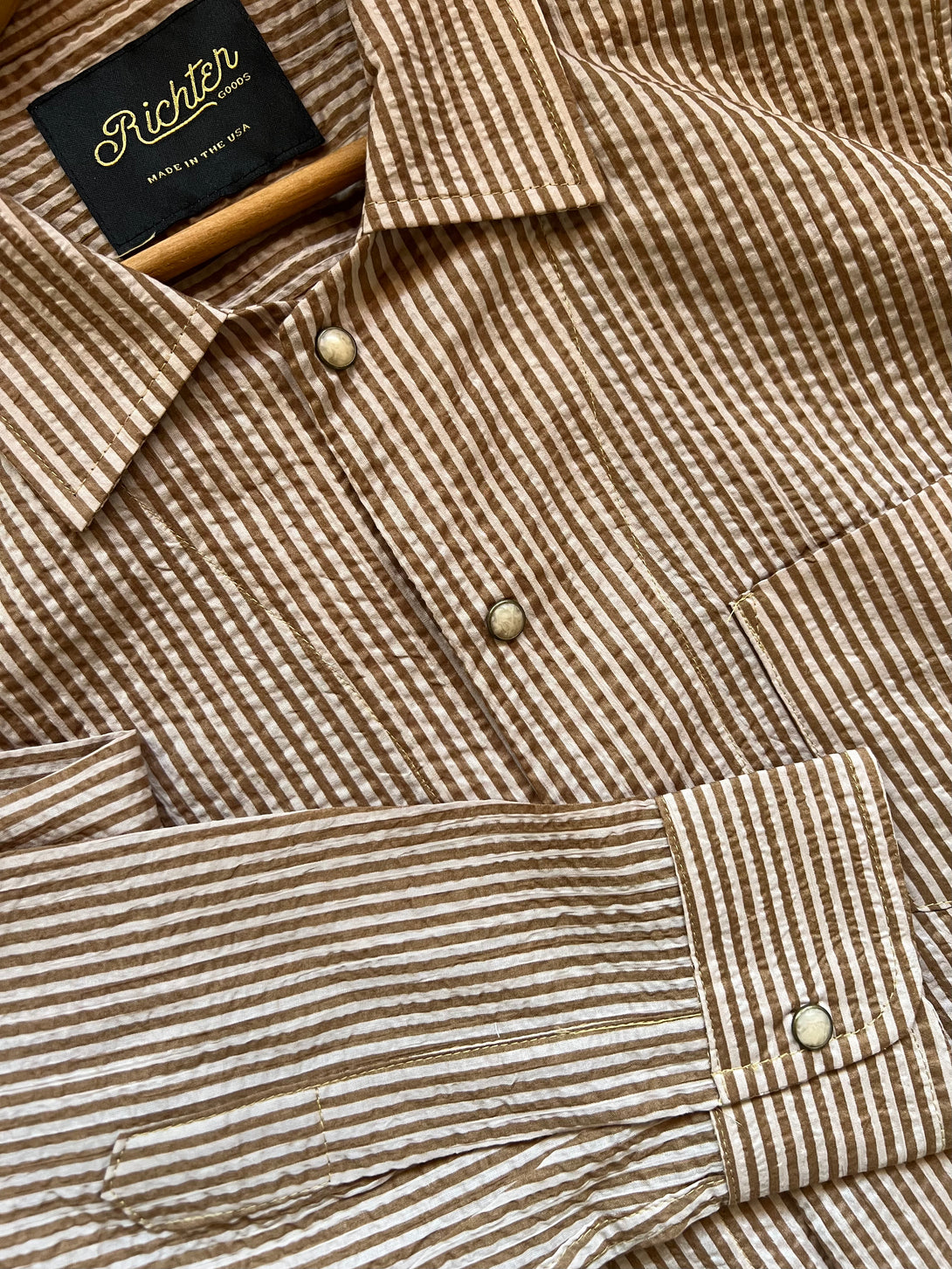 Presidio Seersucker in Bengal Stripe Richter Goods | Made by us in the U.S.