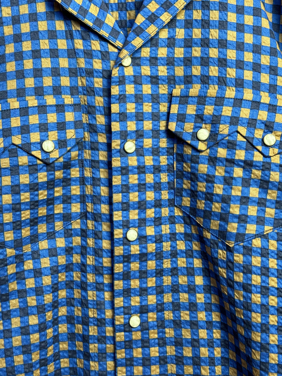 Salado Summer Woven in Blue Check Richter Goods | Made by us in the U.S.