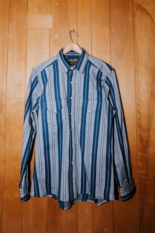 Metalsmith Heritage Flannel in Blue Richter Goods | Made by us in the U.S.